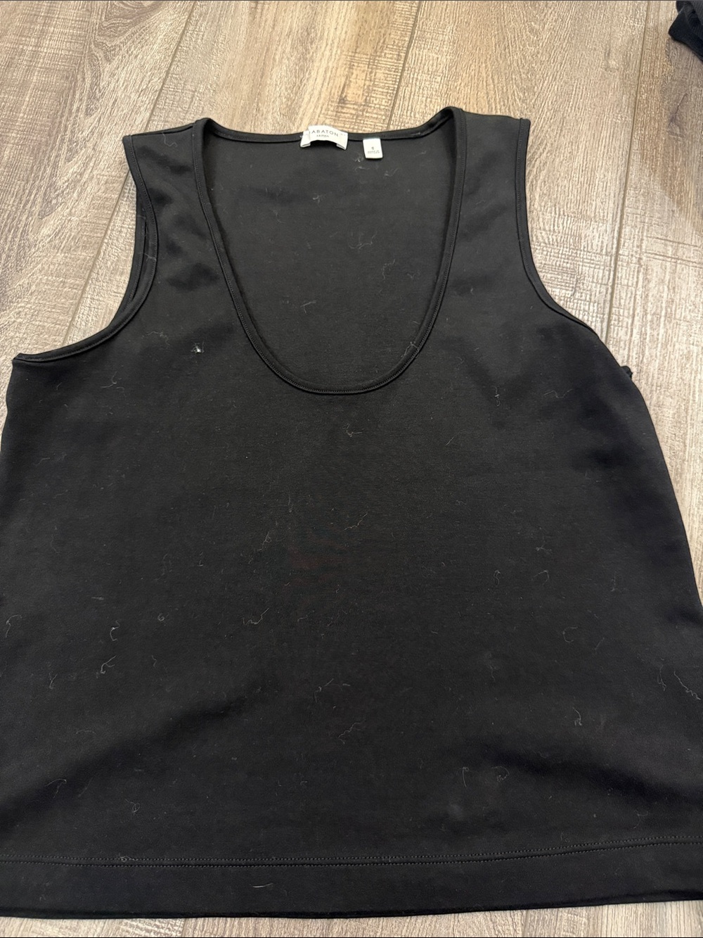 Aritzia babaton Black Women's Scoop Neck Tank Top - Classic Staple
